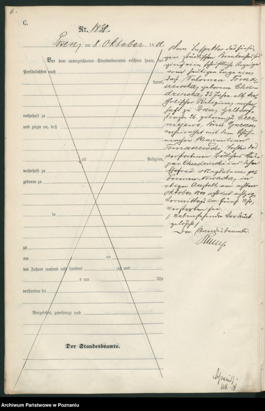 Obraz 9 z jednostki "Księga zgonów t. IV"