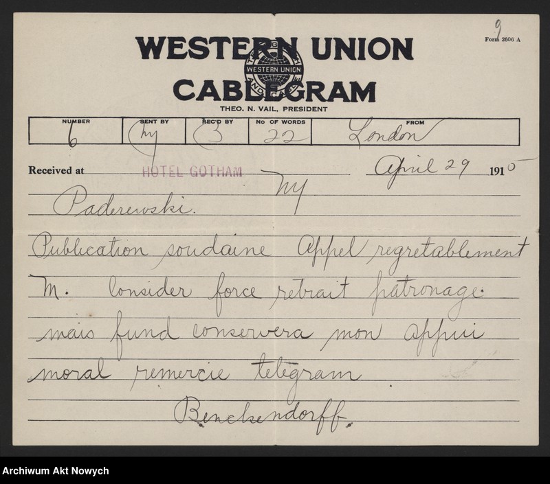 image.from.unit.number "Comité Général de Secours pour les Vctimes de la Guerre en Pologne. Statut. Sprawozdanie. Projekty komunikatów"