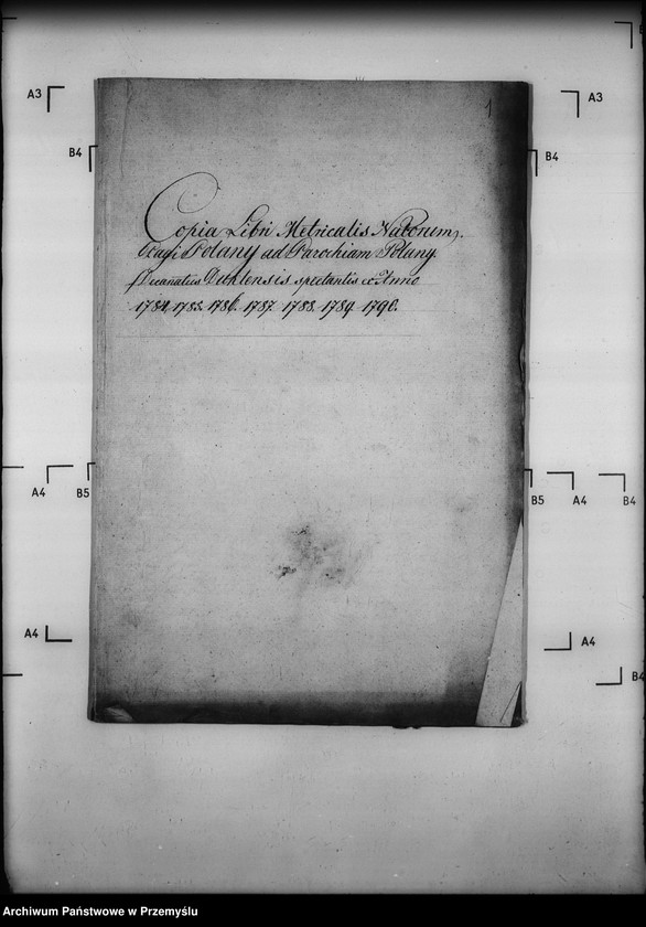 image.from.unit.number "[Kopie ksiąg metrykalnych parafii Polany (dekanat Dukla)]"