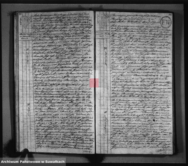 image.from.unit.number "Akta urodzonych stanu cywilnego gminy seyneńskiey od 1-go stycznia 1817 roku."