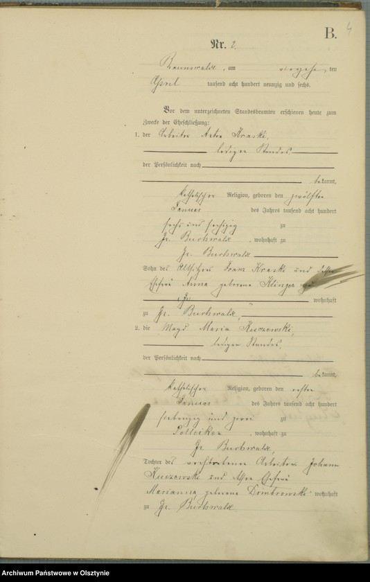 image.from.unit.number "Heiraths-Haupt-Register Nr 1 - 15"