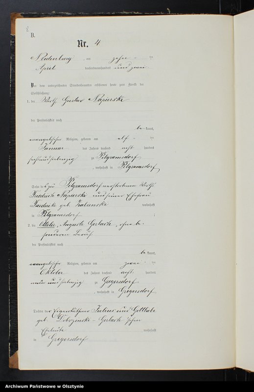 image.from.unit.number "Heiraths-Neben-Register Nr 1 - 33"