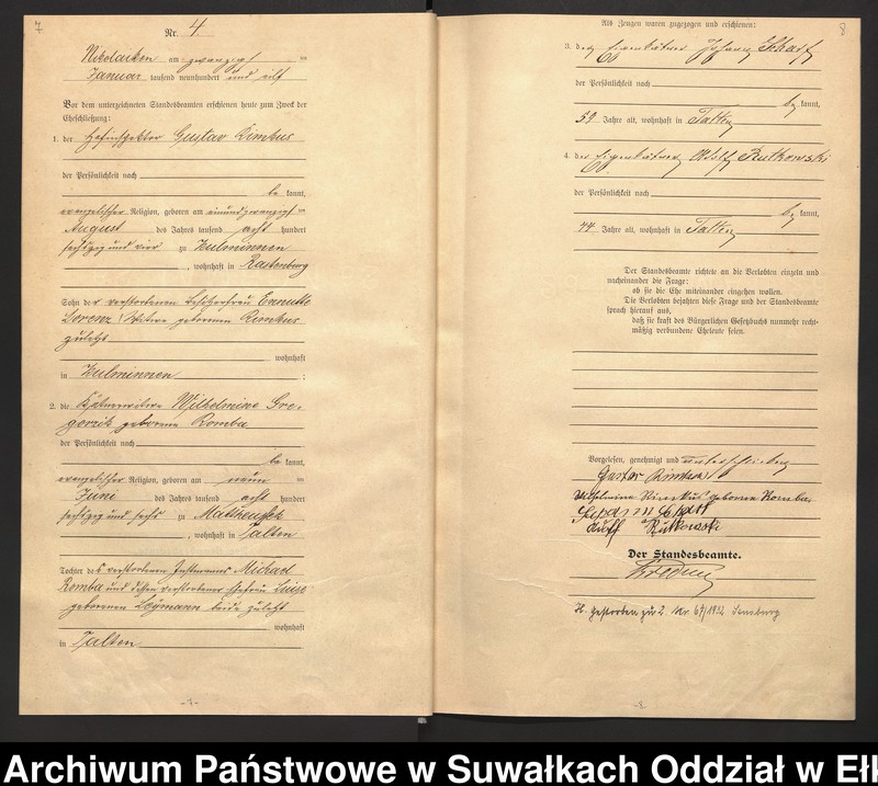 image.from.unit.number "Heirats=Haupt=Register des Königlichen Preussischen Stande-Amtes Nikolaiken Kreis Sensburg"
