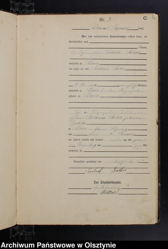 image.from.unit.number "Sterbe-Haupt-Register Nr 1 - 53"