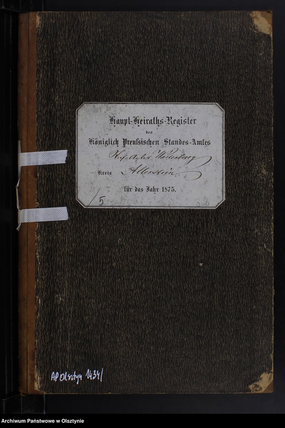 image.from.unit.number "Haupt-Heiraths-Register /wpisów nie było/"