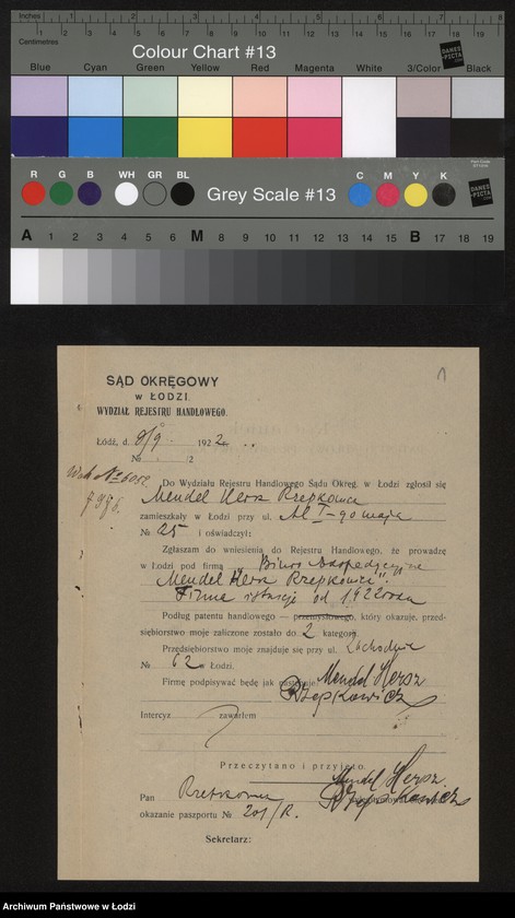 Obraz 3 z jednostki "Mendel Hersz Rzepkowicz – biuro ekspedycyjne"