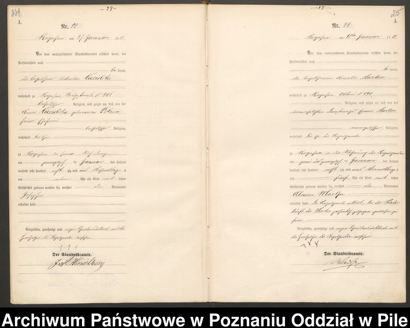Obraz 15 z jednostki "Księga urodzeń"