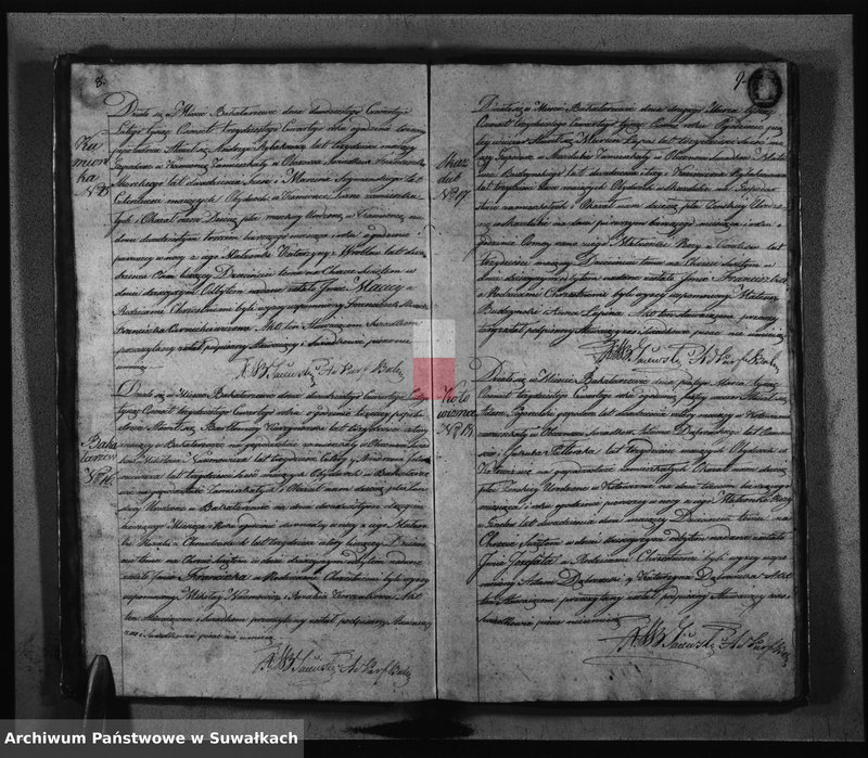 image.from.unit.number "Księga Duplikat Urodzonych, Zaślubionych Umarłych z roku 1834 Parafij Bakałarzewskiey Przeznaczona do Archiwum Hipotecznego Powiatu Dąbrowskiego"