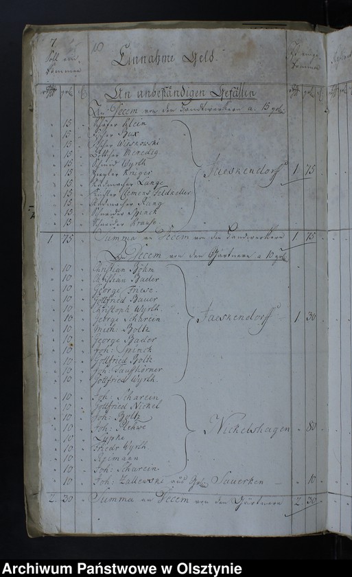 image.from.unit.number "Jahr Rechnung der Jaskendorffschen Kirchen aller Einnahme und Ausgabe wie auch Bau-Rechnung"