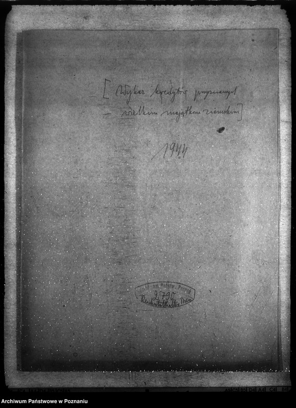 Obraz 4 z jednostki "Wykaz kredytów przyznanych wielkim majątkom ziemskim"