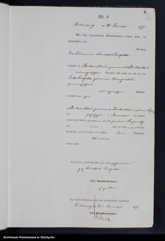 image.from.unit.number "Geburts-Haupt-Register Nr 1 - 223"