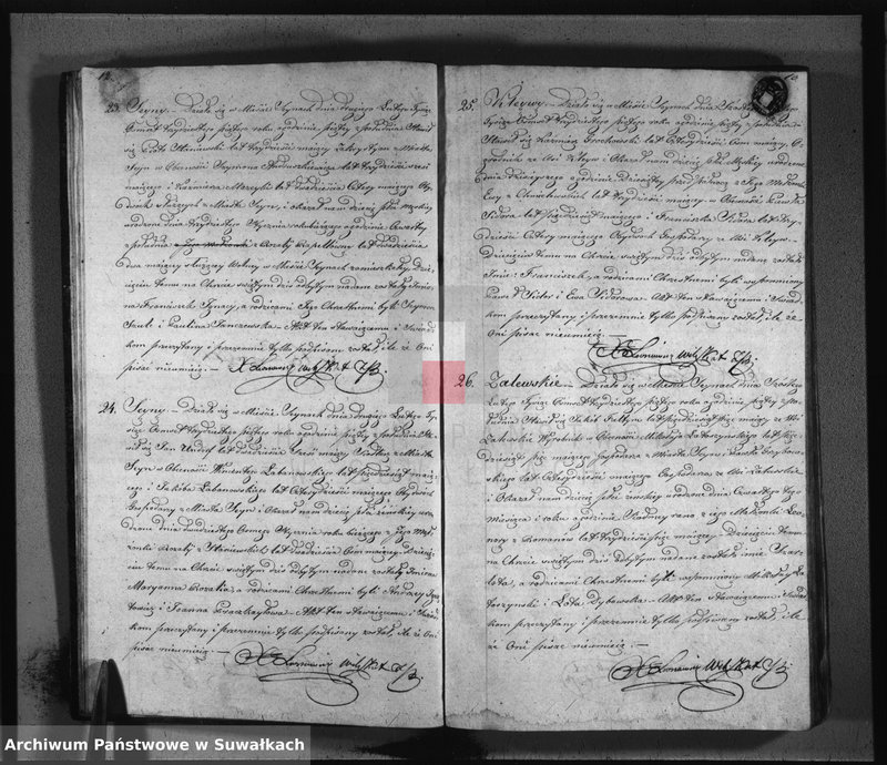 image.from.unit.number "Duplikat akt urodzonych, zaślubionych i umarłych w parafij seyneńskiey roku 1835"