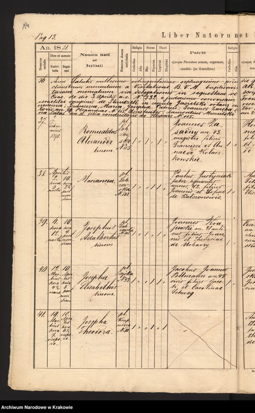 Obraz 17 z jednostki "[Akta urodzeń]"