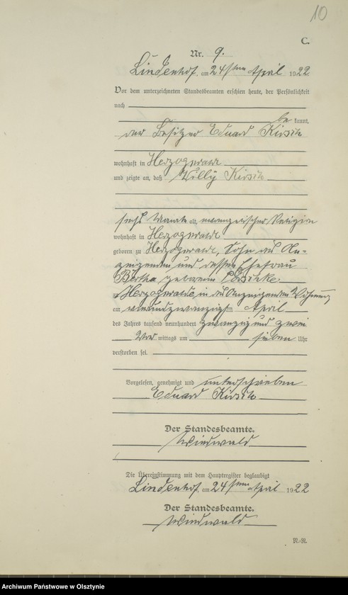 image.from.unit.number "Sterbe-Register /Neben-Register/ Nr 1 - 30"