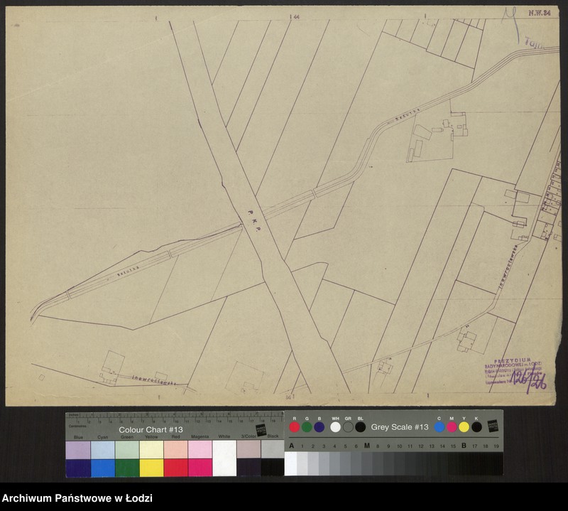 Obraz 1 z jednostki "Plan miasta Łodzi Sekcja NW 35"