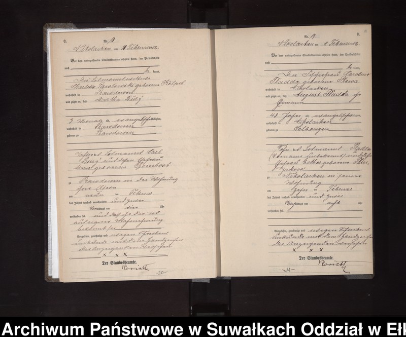 image.from.unit.number "Sterbe-Haupt-Register des Königlichen Preussischen Standes-Amtes Nikolaiken Kreis Sensburg"