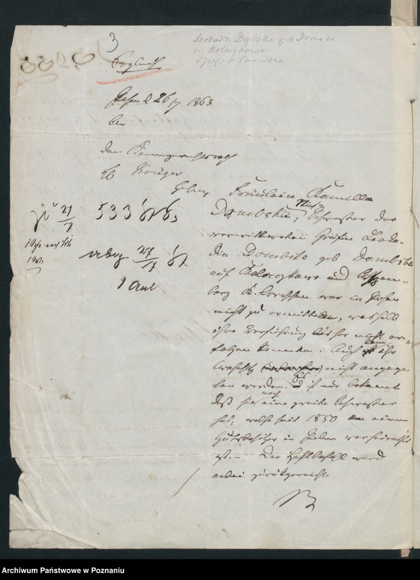 Obraz 6 z jednostki "A. betr. Fräulein Kamilla Dąbska"