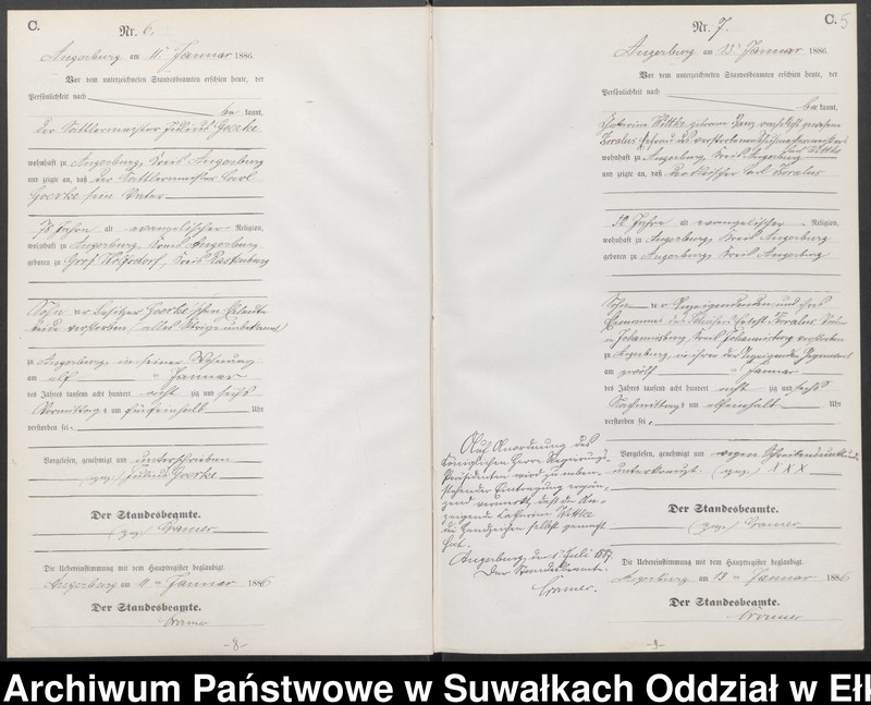 image.from.unit.number "Sterbe-Neben-Register des Preussischen Standes-Amtes Angerburg Kreis Angerburg"