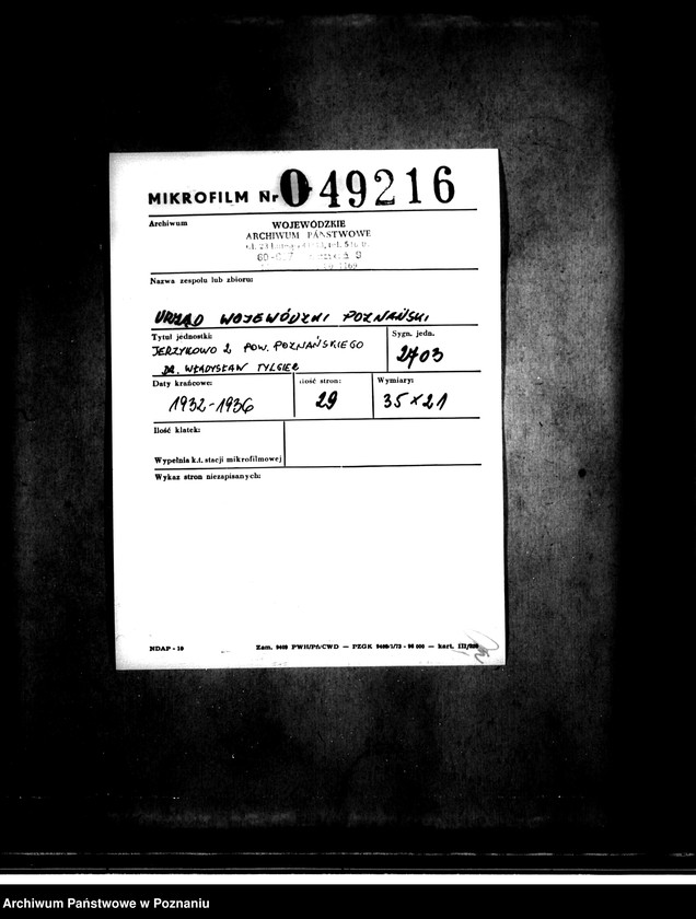 Obraz 2 z jednostki "Jerzykowo 2 powiatu poznańskiego dr Władysław Tylgier"