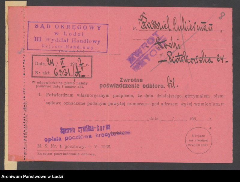 Obraz 10 z jednostki "Cukierman Kassiel- sprzedaż manufaktury i chustek"
