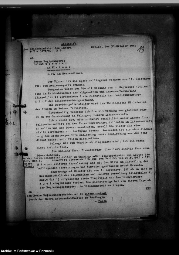 Obraz 17 z jednostki "Abordnung von Beamten"