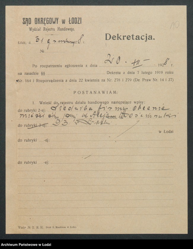 Obraz 12 z jednostki "Edmund Żukowski- Dom Agenturowo-Handlowy"