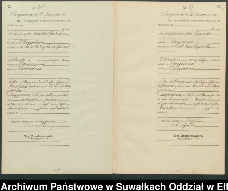 image.from.unit.number "Sterbe-Haupt-Register des Königlichen Preussischen Standes-Amtes Stadtgemeinde Marggrabowa Kreis Oletzko"