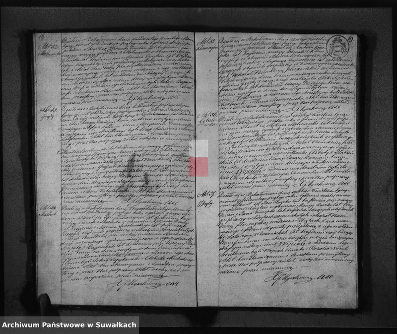 image.from.unit.number "Duplikat Akt Urodzonych Zaślubionych i Umarłych parafii Bakałarzewskiey za rok 1845"