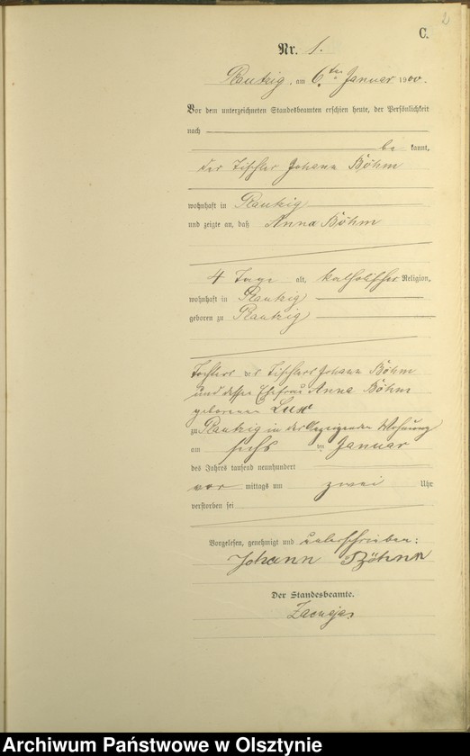 image.from.unit.number "Sterbe-haupt-Register Nr 1 - 23"