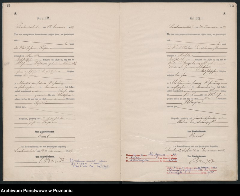 Obraz 9 z jednostki "Geburts-Neben-Register"