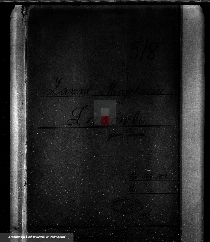 Obraz 4 z jednostki "Zarząd majętności Lusówko powiat poznański/ nadzór nad gospodarką leśną/"