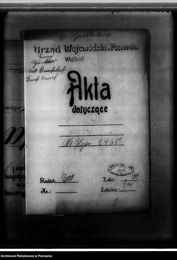 Obraz 4 z jednostki "Majątek Zakrzew pow. jarociński nr woj kotła 2465"