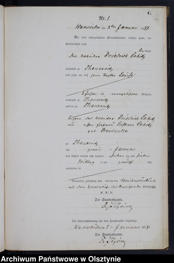 image.from.unit.number "Sterbe-Neben-Register Nr 1 - 46"