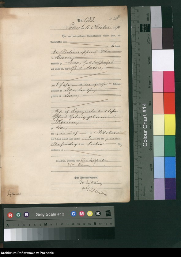 Obraz 4 z jednostki "Księga zgonów t. V"