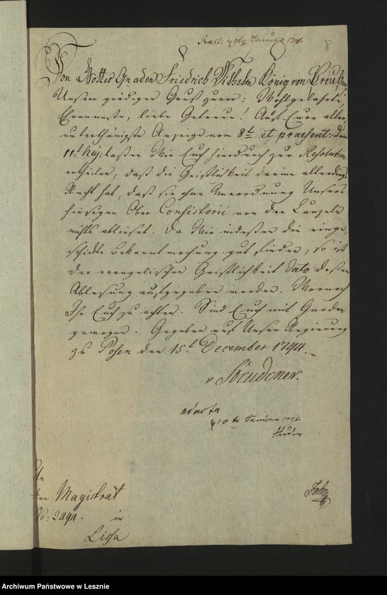 Obraz 10 z jednostki "[Akta miscellanea von Kirchen, Schul, Armen und Kollektensachen]"