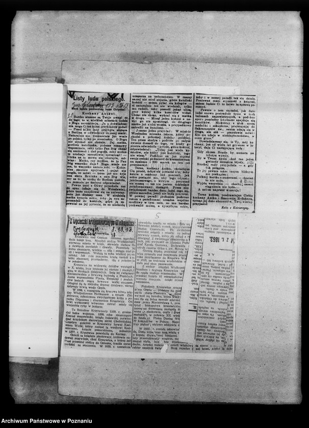 image.from.unit.number "Wycinki prasowe dotyczące Polski o różnej treści"