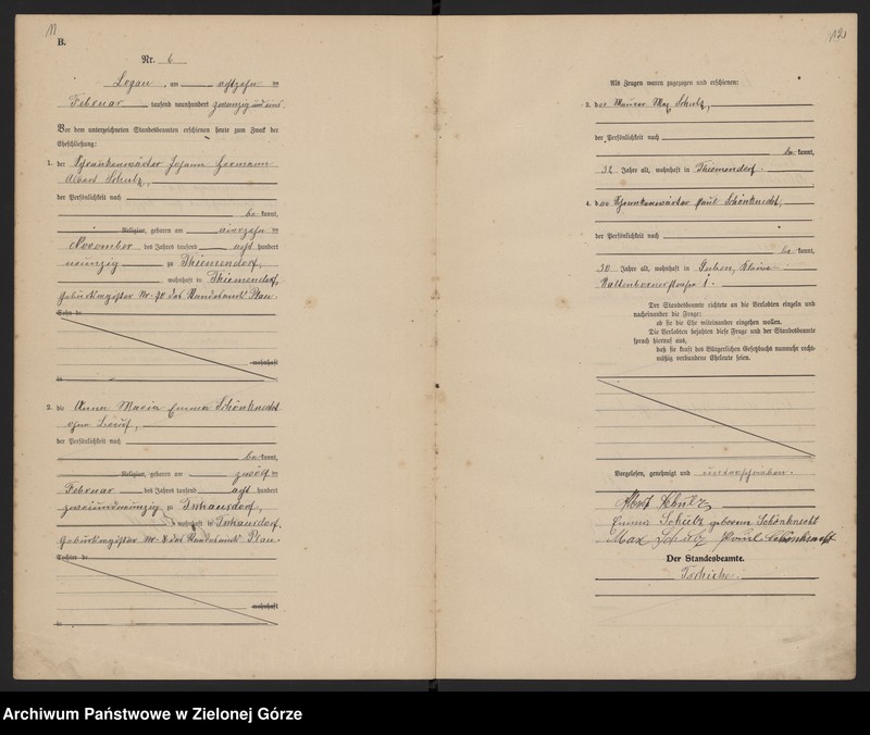 Obraz 8 z jednostki "[Księga małżeństw]"