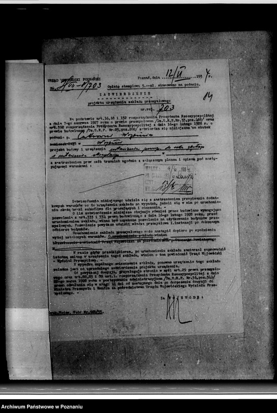 Obraz 18 z jednostki "Zatwierdzenie zakładu przemysłowego /urządzenie cukrowni we Wrześni/ Spółka Akcyjna"