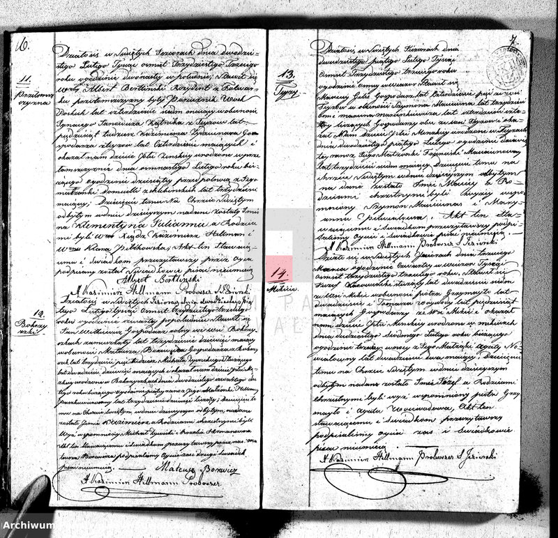 Obraz 6 z jednostki "Duplikat parafij święto jeziorskiey urodzonych, zaślubionychz y zmarłych z roku 1833"