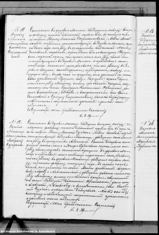 Obraz 9 z jednostki "Duplikat aktov graždanskago sostojanija Metel