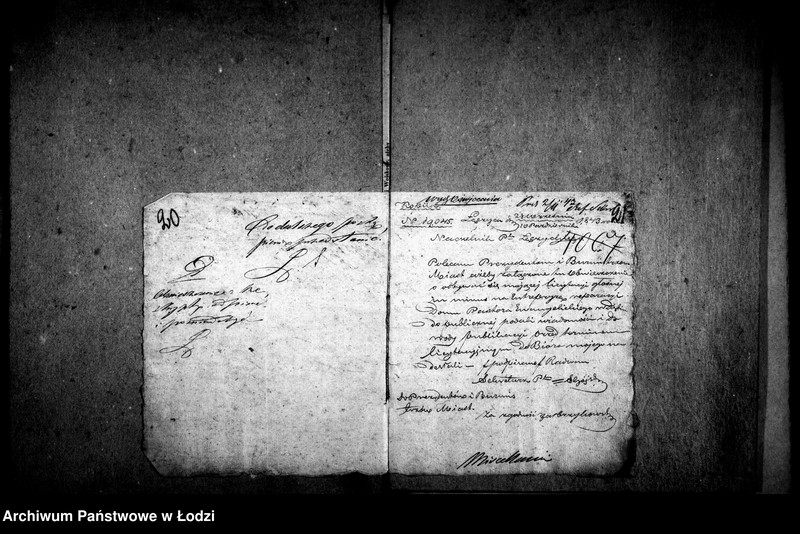 Obraz 16 z jednostki "Akta tyczące się miscelanii archiwum magistratu miasta Łodzi"