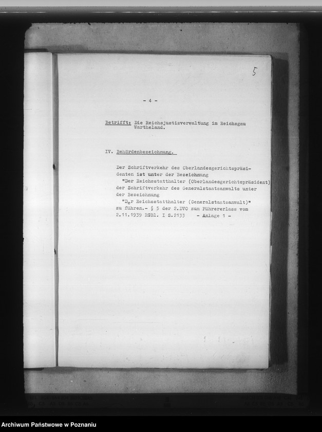 Obraz 9 z jednostki "Reichsjustizverwaltung im Reichsgau Wartheland"