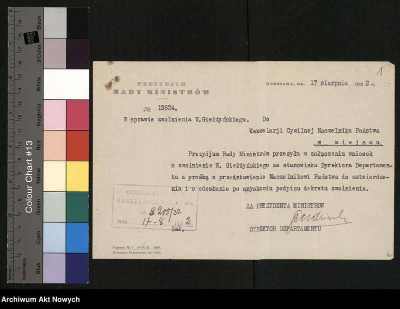 image.from.unit.number "Nominacje i dymisje w Biurze Prezydium Rady Ministrów"