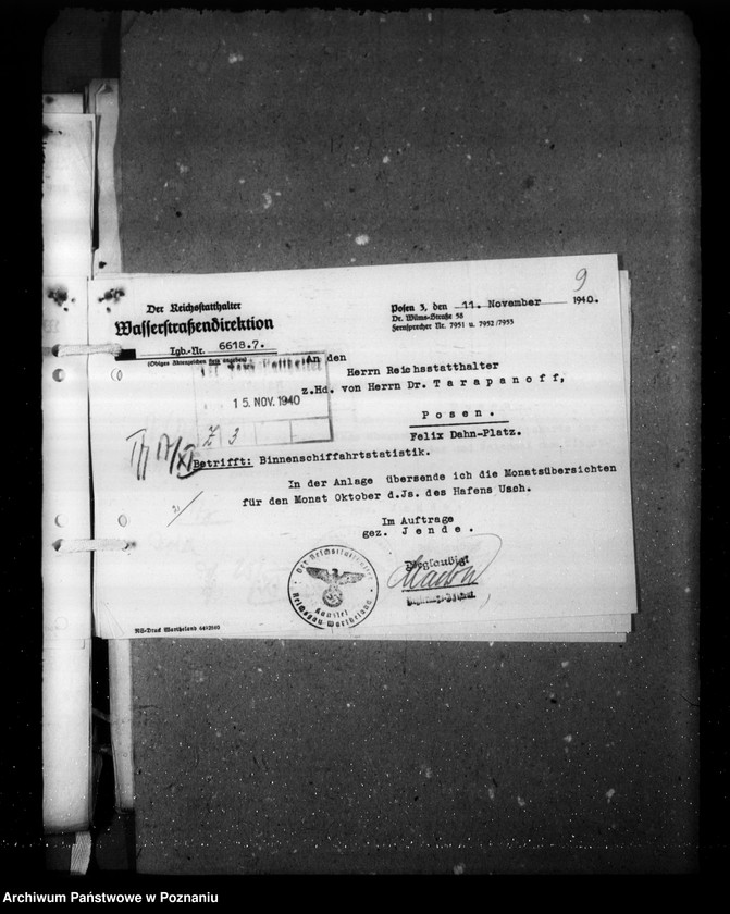 Obraz 13 z jednostki "Binnenschiffahrts- Statistik"