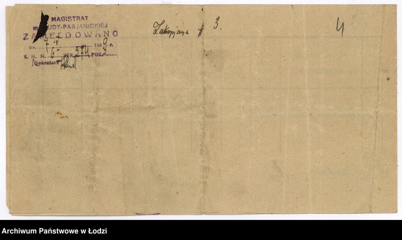 image.from.unit.number "Dokumenty do rejestru mieszkańców Rudy Pabianickiej. Witaszczyk Jan - Wróblewska Marianna"