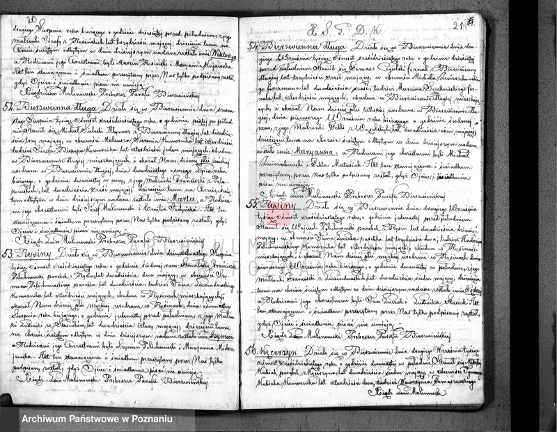 Obraz 12 z jednostki "Akta urodzonych, zaślubionych i zmarłych"