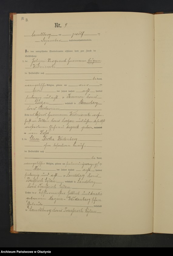 image.from.unit.number "Heiraths-Neben-Register Nr 1 - 11"