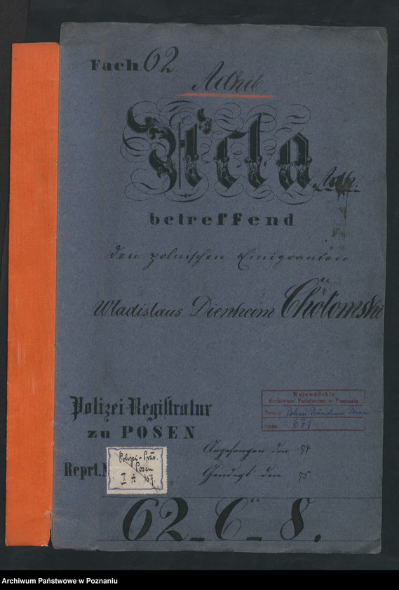 Obraz 2 z jednostki "A. betr. Wladislaus Dienheim Chotomski"