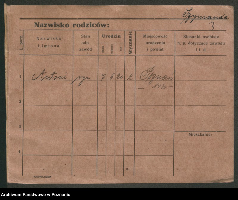 Obraz 10 z jednostki "Szymanda - Szymbowski"