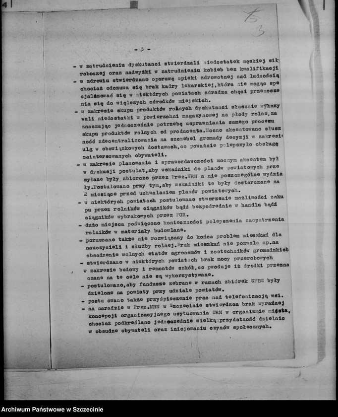 image.from.unit.number "Informacja o przebiegu narad partyjno-służbowych w prezydiach powiatowych rad narodowych poświęconych realizacji uchwały listopadowego plenum Komitetu Wojewódzkiego Polskiej Zjednoczonej Partii Robotniczej z 1965 r."